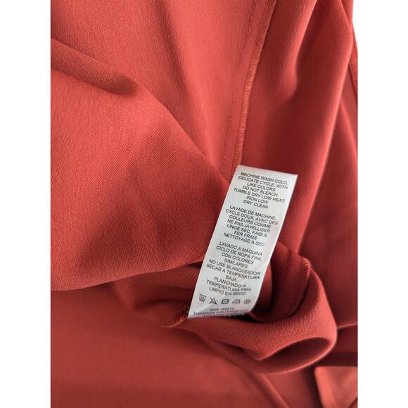 Thakoon Rust Sleeveless Midi Slip Dress Size 2 - Picture 9 of 16